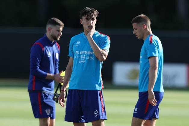 Croatia Training And press conference, PK, Pressekonferenz - FIFA World Cup, WM, Weltmeisterschaft, Fussball 2026 Petar Musa of Croatia during the training session of Croatian Football Team at training centre at Episcopal High School on June 10, 2026 in Alexandria, Virginia.  IgorxKralj PIXSELL