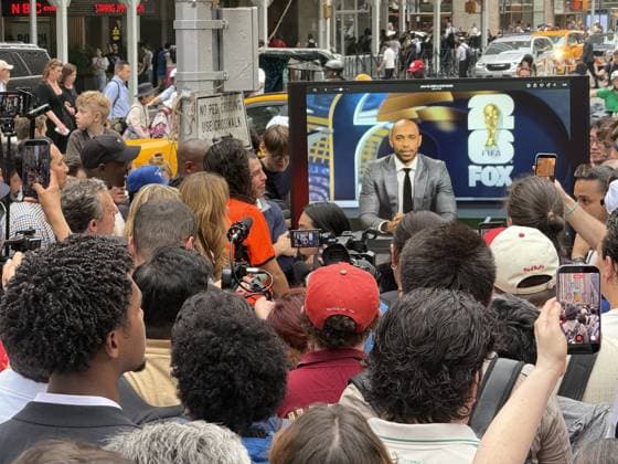 Football, FIFA World Cup 2026, Thierry Henry honoured with street name in New York