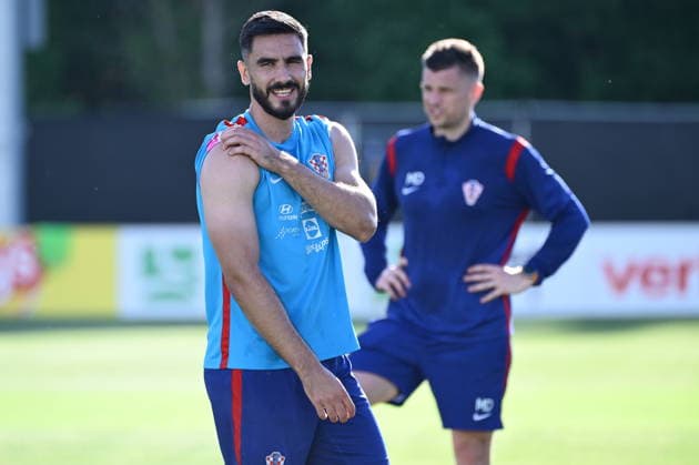 Alexandria, USA, 100626. Croatian football national team, Nationalteam training opened for the audience in the base camp at Episcopal Highschool during the FIFA World Cup, WM, Weltmeisterschaft, Fussball Photo: Boris Kovacev CROPIX Copyright: xxBorisxKovacevx xCROPIXx trening_hrvatska14-100626