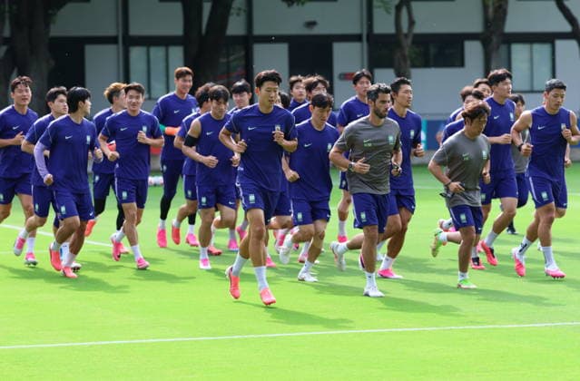 Football, FIFA World Cup 2026, South Korea national team, Training