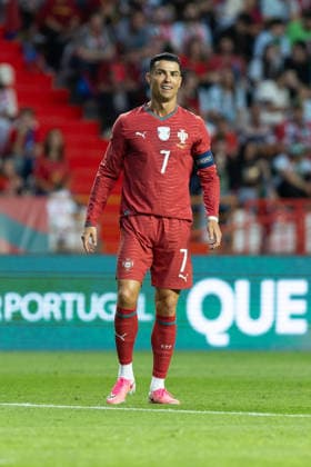 June 10, 2026, Leiria, Leiria, Portugal: Portugal and Al-Nassr forward CRISTIANO RONALDO (7) in action during the game for the International Friendly, Länderspiel, Nationalmannschaft game between Portugal vs Nigeria at Estadio Dr. Magalhaes Pessoa Leiria Portugal - ZUMAs359 20260610_zsp_s359_058 Copyright: xAlexandrexdexSousax