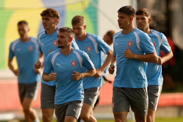 Fußball, FIFA WM 2026, Nationalteam Tschechien, Training Czech Republic trains in Guadalajara ahead of 2026 World Cup opener Czech Republic players during a training session in Guadalajara, Mexico, 10 June 2026. Guadalajara Mexico  Copyright: xFranciscoxGuascox