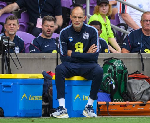 Fußball, Länderspiel, England - Costa Rica #2 10 June 2026 - England v Costa Rica - Pre World Cup Friendly - Inter&Co Stadium - Orlando - Florida - USA. England v Costa Rica - Pre World Cup Friendly - Inter&Co Stadium - Orlando - Florida - USA. England Manager Thomas Tuchel. Picture : Mark Pain ORLANDO USA  Copyright: xMarkxPainx