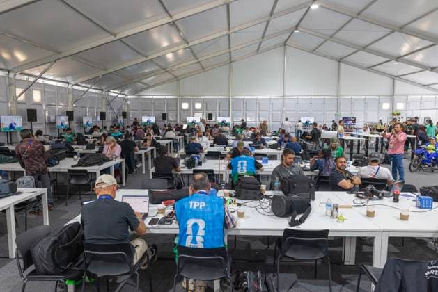 Football, FIFA World Cup 2026, Impressions from the press centre in Mexico City