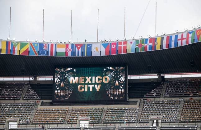 Football, FIFA World Cup 2026, Impressions of the Aztec Stadium on the eve of the opening match in Mexico City