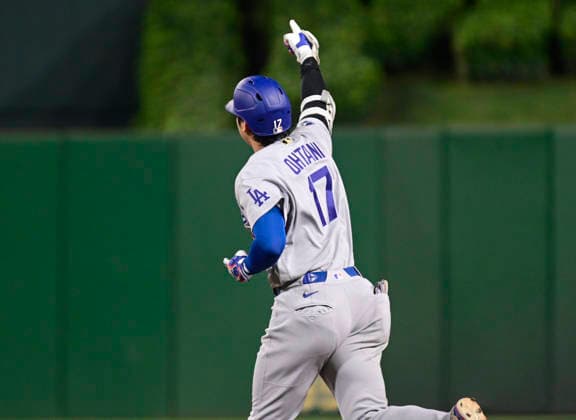 Baseball, MLB, Pittsburgh Pirates - Los Angeles Dodgers Los Angeles Dodgers designated hitter Shohei Ohtani (17) rounds the bases following his two run homer in the ninth inning of the Pittsburgh Pirates 9-8 win over the Los Angeles Dodgers at PNC Park on Wednesday, June 10, 2026 in Pittsburgh.  PIT2026061023 ArchiexCarpenter