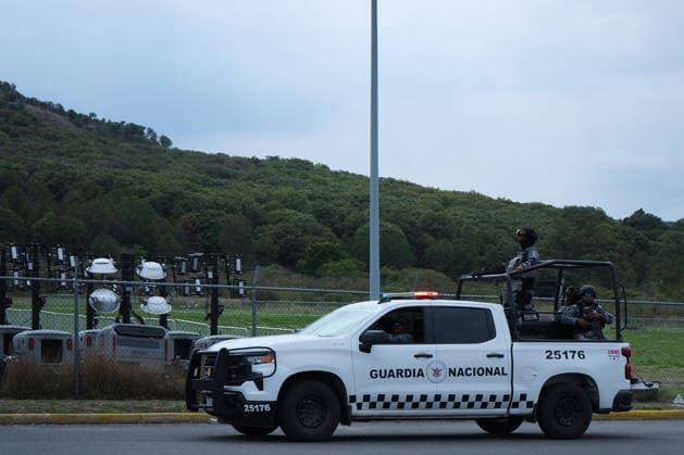 Guadalajara embraces World Cup atmosphere ahead of Mexico s opening match GUADALAJARA, MEXICO - JUNE 10: The National Guard conducts preventative patrols in the vicinity of the Akron Stadium located in Zapopan, Guadalajara, in Guadalajara, Mexico on June 10, 2026. Local authorities and organizers are finalizing security protocols and logistical details across the city to ensure the safety of incoming fans and sports delegations. Meanwhile, a vibrant World Cup atmosphere is steadily taking over the streets and squares of the historic center. Residents and arriving international supporters are gathering in anticipation, decorating public spaces and setting the stage to celebrate the host nation s first appearance in the tournament, marking a day of national pride and global excitement. Luciano Gonzalez Anadolu Guadalajara Mexico. Editorial use only. Please get in touch for any other usage.  Copyright: x2026xAnadoluxLucianoxGonzalezx