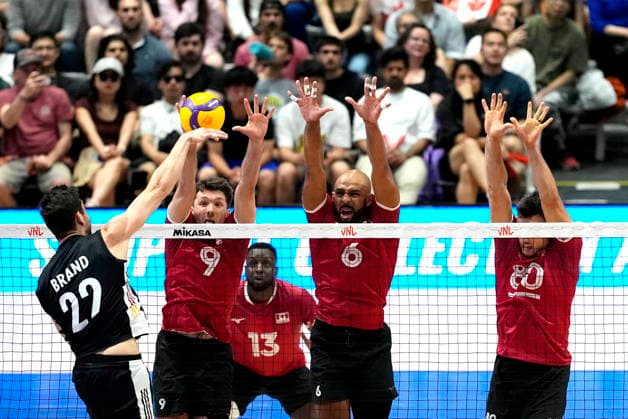 Volleyball, Nations League, Canada - Germany