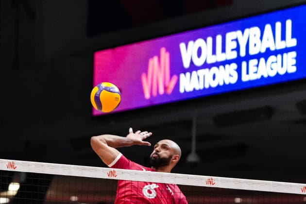 Canada V Germany - 2026 Men s Volleyball Nations League - Ottawa -Day1 Danny Demyanenko 6 of Canada in action during the 2026 Men s Volleyball Nations League match between Canada and Germany at TD Place Arena on June 10, 2026, in Ottawa, Canada. Ottawa Ontario Canada  Copyright: xYuanxTianx originalFilename:tian-2026mens260610_npW4v.jpg