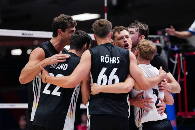 Canada V Germany - 2026 Men s Volleyball Nations League - Ottawa -Day1 Jan Zimmermann 17 of Germany celebrates during the 2026 Men s Volleyball Nations League match between Canada and Germany at TD Place Arena in Ottawa, Canada, on June 10, 2026. Ottawa Ontario Canada  Copyright: xYuanxTianx originalFilename:tian-2026mens260610_npZx5.jpg