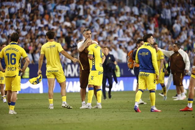 ESP LaLiga Hypermotion playoff Malaga v UD Las Palmas Defeat Las Palmas after the draw and they are left without qualifying for the final during LaLiga Hypermotion playoff semifinal between Malaga v UD Las Palmas played at La Rosaleda Stadium in Las Malaga, on June 10, 2026 in Spain Spain Futbol Copyright: xAgenciaxLOFx