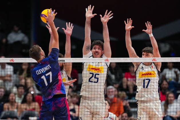 Volleyball, Nations League, France - Italy