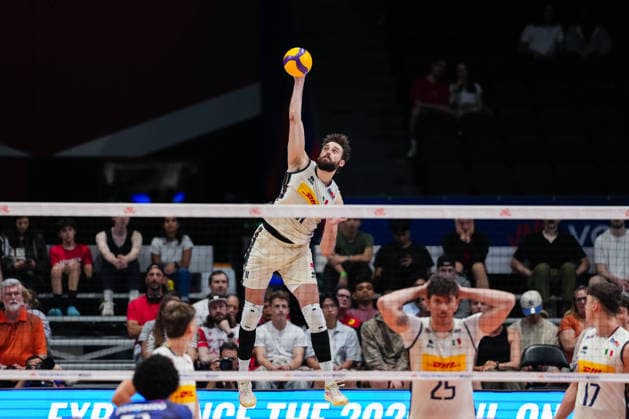 France V Italy - 2026 Men s Volleyball Nations League - Ottawa -Day1 Kamil Rychlicki 11 of Italy in action during the 2026 Men s Volleyball Nations League match between France and Italy at TD Place Arena in Ottawa, Canada, on June 10, 2026. Ottawa Ontario Canada  Copyright: xYuanxTianx originalFilename:tian-2026mens260610_npSNN.jpg