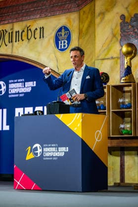 FINAL DRAW IHF MensÂ s Handball World Championship Germany 2027 10 06 2026 The final group draw for the Handball World Championship 2027 takes place today at the Hofbräuhaus in Munich, pictured Pascal JENNY Copyright: xBEAUTIFULxSPORTS Goldbergx