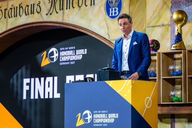 FINAL DRAW IHF MensÂ s Handball World Championship Germany 2027 10 06 2026 The final group draw for the Handball World Championship 2027 takes place today at the Hofbräuhaus in Munich, pictured Pascal JENNY Copyright: xBEAUTIFULxSPORTS Goldbergx