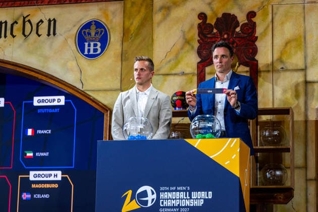 FINAL DRAW IHF Mens Handball World Championship Germany 2027 10 06 2026 The final group draw for the Handball World Championship 2027 will take place today at the Hofbräuhaus in Munich - pictured Copyright: xBEAUTIFULxSPORTS Goldbergx