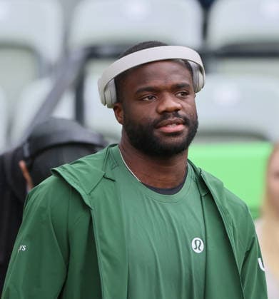 11 06 2026, Boss Open 2026, ATP Tour 250 Stuttgart, TTC Weissenhof, Tennis, Sport, in the picture Frances Tiafoe USA in a good mood