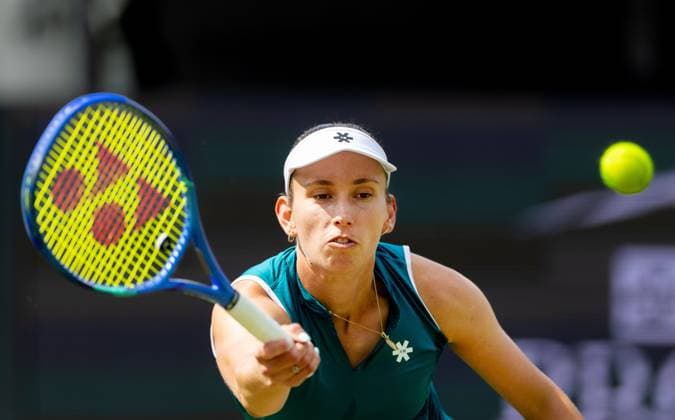 DEN BOSCH - Elise Mertens (BEL) during the WTA, Tennis Damen singles match against Elena-Gabriela Ruse (ROU) at the LibÃ ma Open 2026. The combined ATP, Tennis Herren WTA tournament is being held on the event grounds of the former Autotron car theme park. IRIS VAN DEN BROEK ANP xVIxANPxSportx xxANPxIVx 560728397 originalFilename: 560728397.jpg