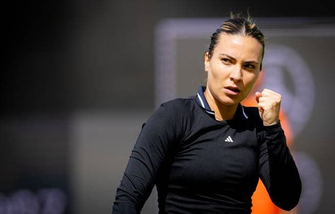 DEN BOSCH - Elena-Gabriela Ruse (ROU) during the WTA, Tennis Damen singles match against Elise Mertens (BEL) at the LibÃ ma Open 2026. The combined ATP, Tennis Herren WTA tournament is being held on the event grounds of the former Autotron car theme park. IRIS VAN DEN BROEK ANP xVIxANPxSportx xxANPxIVx 560728820 originalFilename: 560728820.jpg