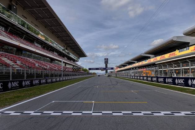 BARCELONA - The start-finish section of the Circuit de Barcelona-Catalunya during the media day leading up to the Barcelona Grand Prix. SANDER KONING ANP xVIxANPxSportx xxANPxIVx 560729007 originalFilename: 560729007.jpg