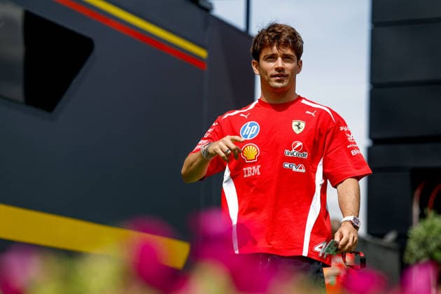 LECLERC Charles mco , Scuderia Ferrari SF 26, portrait during the Formula 1 Barcelona Catalunya Grand Prix 2026, 7th round of the 2026 Formula One World Championship from June 12 to 14, 2026 on the Circuit de Barcelona Catalunya, in Montmelo, Spain Photo Hoch Zwei Montmelo Spain