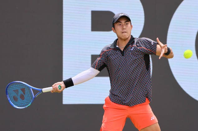 11 06 2026, Boss Open 2026, ATP Tour 250 Stuttgart, TTC Weissenhof, Tennis, Sport, in the picture Rinky Hijikata AUS