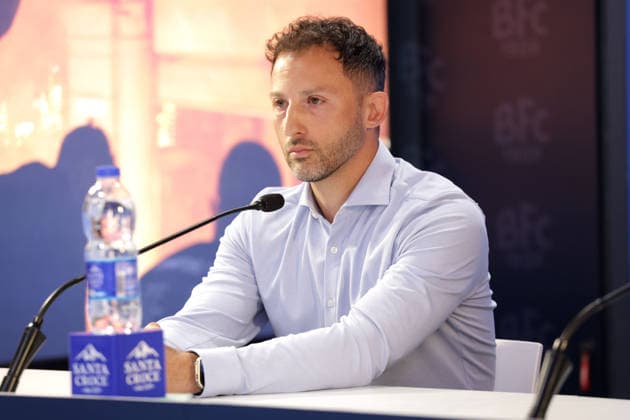 Presentazione del nuovo allenatore del Bologna F.C Domenico Tedesco- Bologna 11 Giugno 2026 - Bologna - Italia (Photo Alessandro Ruggeri LaPresse) Presentation of the new Bologna F.C. coach, Domenico Tedesco - Bologna, June 11, 2026 - Bologna - Bologna - Italy (Alessandro Ruggeri LaPresse )  Copyright: xAlessandroxRuggeri LaPressex
