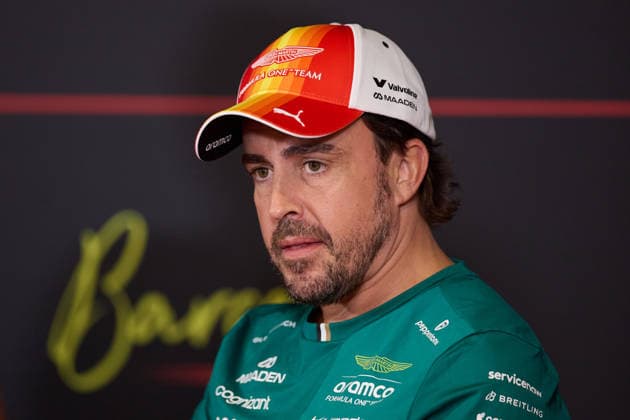 F1 Grand Prix of Barcelona-Catalunya - Previews Fernando Alonso of Spain and Aston Martin Aramco F1 Team attends the press conference, PK, Pressekonferenz during previews ahead of the F1 Grand Prix of Barcelona-Catalunya at Circuit de Barcelona-Catalunya on June 11, 2026, in Barcelona, Spain. Barcelona Circuit de Barcelona-Catalunya Catalunya Spain RL_F1GPBCN_2K26_000077 Copyright: xRicardoxLarreinax