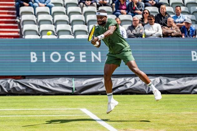 Tennis, Boss Open 2026, Stuttgart, TC Weissenhof, Center Court, Frances Tiafoe USA BOSS OPEN STUTTGART 2026 in Stuttgart Copyright: xspeedshotx xRalfxJustx