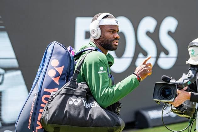 Tennis, Boss Open 2026, Stuttgart, TC Weissenhof, Center Court, Frances Tiafoe USA BOSS OPEN STUTTGART 2026 in Stuttgart Copyright: xspeedshotx xRalfxJustx