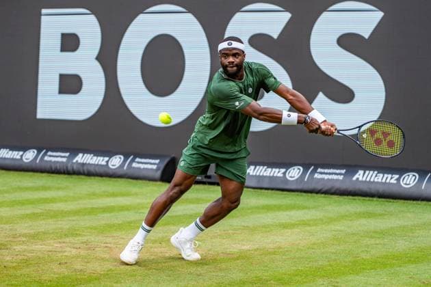 Tennis, Boss Open 2026, Stuttgart, TC Weissenhof, Center Court, Frances Tiafoe USA BOSS OPEN STUTTGART 2026 in Stuttgart Copyright: xspeedshotx xRalfxJustx