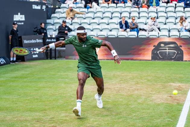 Tennis, Boss Open 2026, Stuttgart, TC Weissenhof, Center Court, Frances Tiafoe USA BOSS OPEN STUTTGART 2026 in Stuttgart Copyright: xspeedshotx xRalfxJustx