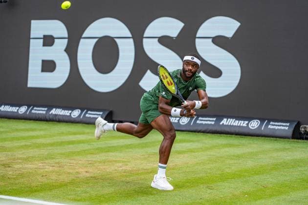 Tennis, Boss Open 2026, Stuttgart, TC Weissenhof, Center Court, Frances Tiafoe USA BOSS OPEN STUTTGART 2026 in Stuttgart Copyright: xspeedshotx xRalfxJustx