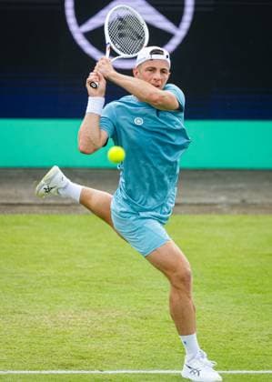 DEN BOSCH - Tallon Griekspoor during the ATP, Tennis Herren singles match against Zhizhen Zhang (CHN) at the LibÃ ma Open 2026. The combined ATP WTA, Tennis Damen tournament is being held on the event grounds of the former Autotron car theme park. IRIS VAN DEN BROEK ANP xVIxANPxSportx xxANPxIVx 560739388 originalFilename: 560739388.jpg