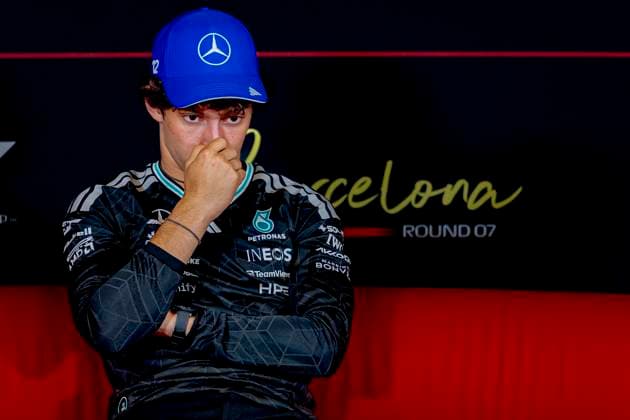 BARCELONA Formula 1 driver Kimi Antonelli of Mercedes AMG Petronas Formula One Team during the press conference at the Formula 1 Spain Catalonia at the Circuit de Barcelona Catalunya on June 11, 2026 in Barcelona, Spain Photo by DeFodi Images