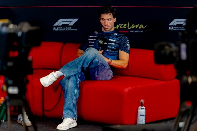 BARCELONA Formula 1 driver Carlos Sainz of Atlassian Williams F1 Team during the press conference at the Formula 1 Spain Catalonia at the Circuit de Barcelona Catalunya on June 11, 2026 in Barcelona, Spain Photo by DeFodi Images