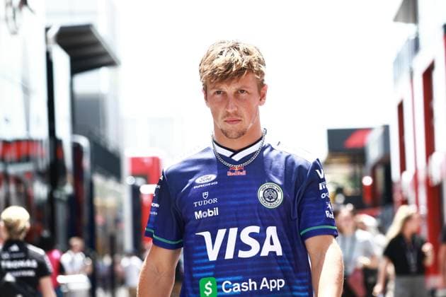 LAWSON Liam nzl , Visa Cash App RB F1 Team VCARB03, portrait portrait during the Formula 1 Barcelona Catalunya Grand Prix 2026, 7th round of the 2026 Formula One World Championship from June 12 to 14, 2026 on the Circuit de Barcelona Catalunya, in Montmelo, Spain Photo Hoch Zwei Montmelo Spain