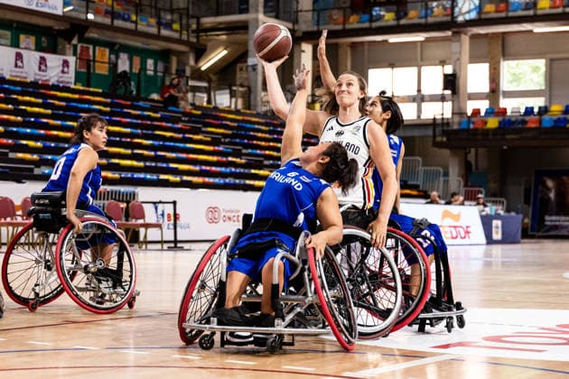 Wheelchair basketball, World Championship qualifier, Germany - Thailand