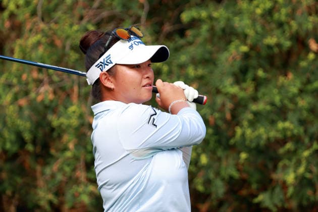 Dow Championship Midland, MI - JUNE 11: Megan Khang of the U.S. hits from the fifth tee during the first round of the Dow Championship at Midland Country Club on June 11, 2026 in Midland, Michigan. Midland Michigan United States  Copyright: xAmyxLemusx originalFilename:lemus-dowchamp260611_npPPt.jpg