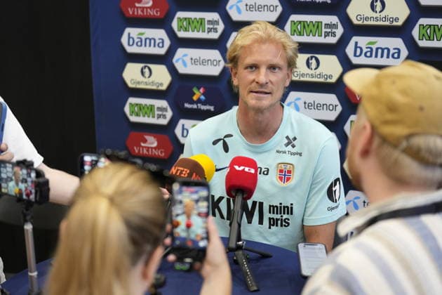 World Cup 2026 Greensboro, USA 20260611 Morten Thorsby at a press conference with the Norwegian men s national football team at The University of North Carolina Greensboro UNCG Photo Fredrik Varfjell NTB Greensboro United States EDITORIAL USE ONLY RESTRICTED USE FOR BETTING COMPANIES  Copyright: xFredrikxVarfjellx xNTBx