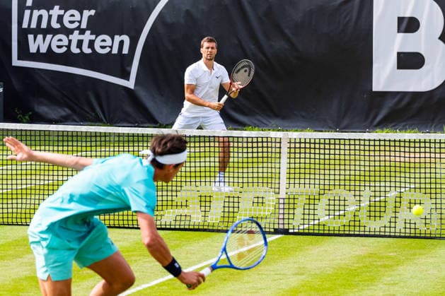 Stuttgart, GERMANY - June 11: Daniel Altmaier (GER) during the Doubles Match between Francisco Cabral (POR) and Nicola Mektic (CRO) vs. Daniel Altmaier (GER) and Hendrik Jebens (GER) at BOSS OPEN 2026, Tennisanlage Weissenhof on June 11, 2026 in Stuttgart, Germany. Baden-Württemberg Germany Copyright: xTimoxSteinx