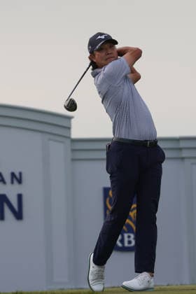 June 11, 2026: Kensei Hirata of Japan tees off in round one during the RBC Canadian Open held at TPC Toronto at Osprey Valley in Caledon Ontario, Canada. CSM Caledon Canada - ZUMAc04_ 20260611_zma_c04_003 Copyright: xDanielxLeax