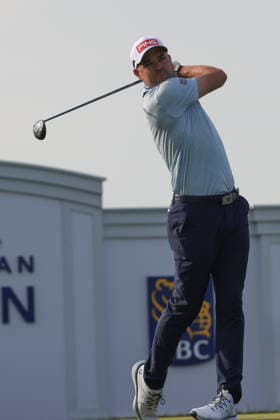 June 11, 2026: Corey Conners of Canada tees off in round one during the RBC Canadian Open held at TPC Toronto at Osprey Valley in Caledon Ontario, Canada. CSM PGA, Golf Herren 2026: RBC Canadian Open Jun 11  - ZUMAc04_ 20260611_zma_c04_001 Copyright: xDanielxLeax
