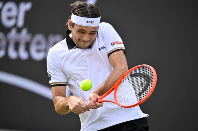 Taylor Fritz USA Action Tennis Men BOSS Open ATP 250 Stuttgart 2026 Weissenhof BOSS Open ATP 250 Stuttgart 2026
