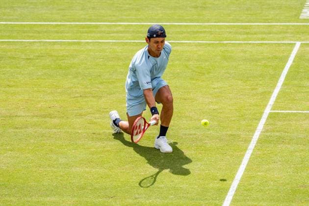 Tennis, Boss Open 2026, Stuttgart, TC Weissenhof, Center Court, Shimabukuro JPN BOSS OPEN STUTTGART 2026 in Stuttgart Copyright: xspeedshotx xRalfxJustx
