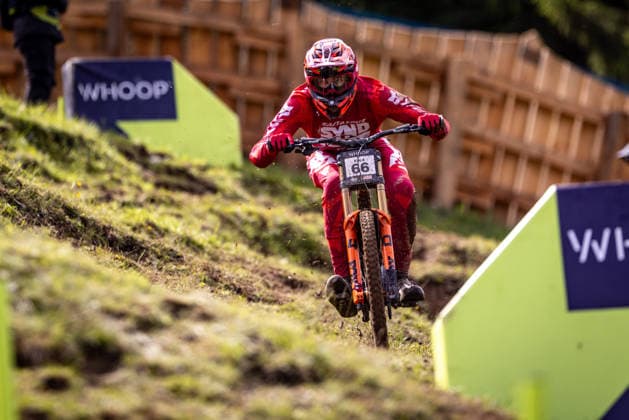 Whoop UCI Mountain Bike World Series Leogang Downhill KOLB Andreas SANTA CRUZ SYNDICATEat Whoop UCI Mountain Bike World Series Leogang Downhill, 11 06 2026,in Leogang,AUT Photo Sebastian Sternemann