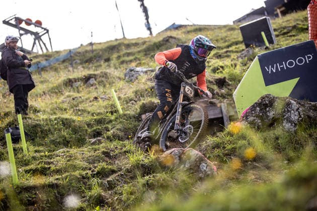 Whoop UCI Mountain Bike World Series Leogang Downhill CARO LABBE Maximiliano at Whoop UCI Mountain Bike World Series Leogang Downhill, 11 06 2026,in Leogang,AUT Photo Sebastian Sternemann