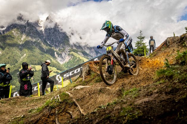 Whoop UCI Mountain Bike World Series Leogang Downhill SHAW Luca CANYON DH RACINGat Whoop UCI Mountain Bike World Series Leogang Downhill, 11 06 2026,in Leogang,AUT Photo Sebastian Sternemann