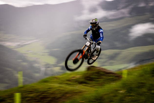 Whoop UCI Mountain Bike World Series Leogang Downhill HART Danny NORCO X ADIDAS RACE DIVISIONat Whoop UCI Mountain Bike World Series Leogang Downhill, 11 06 2026,in Leogang,AUT Photo Sebastian Sternemann