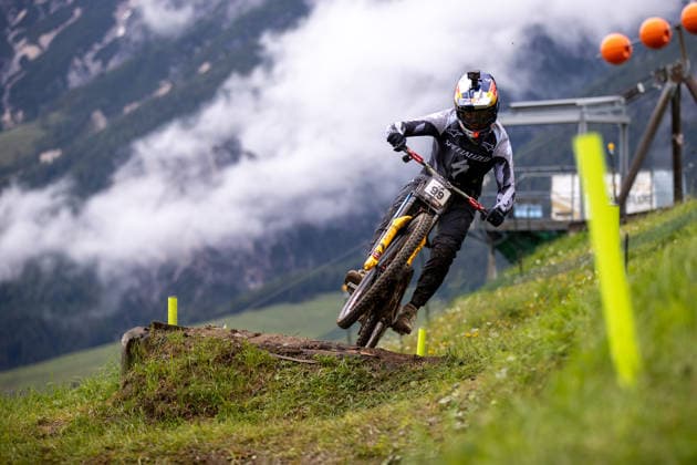 Whoop UCI Mountain Bike World Series Leogang Downhill ILES Finn SPECIALIZED GRAVITYat Whoop UCI Mountain Bike World Series Leogang Downhill, 11 06 2026,in Leogang,AUT Photo Sebastian Sternemann